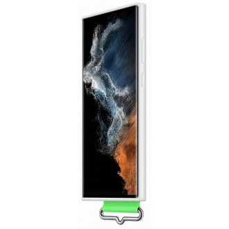 EF-GS908TWE Samsung Silikonový Kryt vč Popruhu pro Galaxy S22 Ultra White