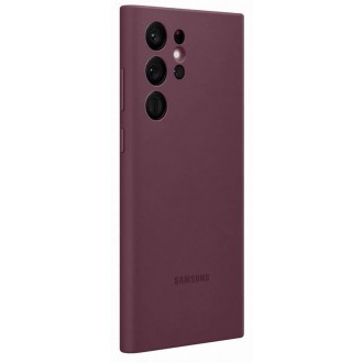 EF-PS908TEE Samsung Silikonový Kryt pro Galaxy S22 Ultra Burgundy