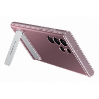 EF-JS908CTE Samsung Clear Standing Kryt pro Galaxy S22 Ultra Transparent