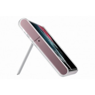 EF-JS908CTE Samsung Clear Standing Kryt pro Galaxy S22 Ultra Transparent