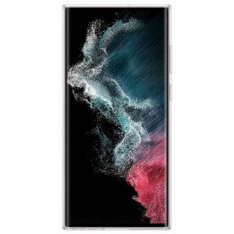 EF-JS908CTE Samsung Clear Standing Kryt pro Galaxy S22 Ultra Transparent