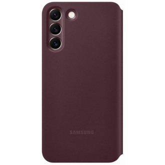 EF-ZS906CEE Samsung Clear View Cover pro Galaxy S22+ Burgundy