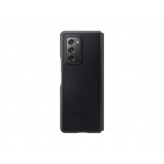 EF-VF916LBE Samsung Kožený Kryt pro Galaxy Z Fold 2 Black