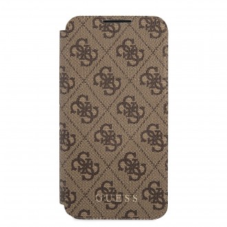 GUBKS22MG4GLGR Guess 4G Book Pouzdro pro Samsung Galaxy S22+ Grey
