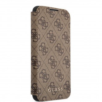 GUBKS22MG4GLGR Guess 4G Book Pouzdro pro Samsung Galaxy S22+ Grey