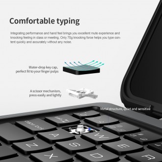 Nillkin Bumper Combo Keyboard Case pro iPad Air 10.9 2020/Air 4/Pro 11 2020/2021 Black