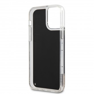 KLHCP12MLGGKBK Karl Lagerfeld Liquid Glitter Gatsby Kryt pro iPhone 12/12 Pro Black