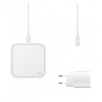 EP-P2400TWE Samsung Podložka pro Bezdrátové Nabíjení White + Adaptér