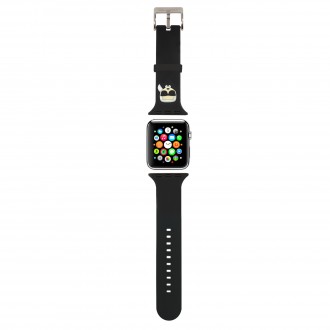 KLAWLSLKK Karl Lagerfeld Karl Head Řemínek pro Apple Watch 42/44mm Black