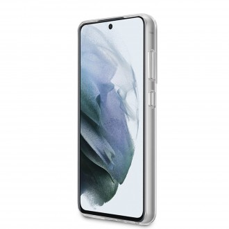 KLHCS21FCFNRC Karl Lagerfeld PC/TPU Choupette Eat Zadní Kryt pro Samsung Galaxy S21 FE 5G Transparent