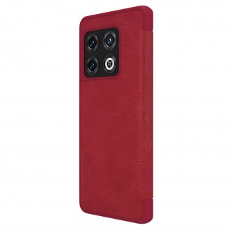 Nillkin Qin Book Pouzdro pro OnePlus 10 Pro Red