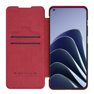 Nillkin Qin Book Pouzdro pro OnePlus 10 Pro Red