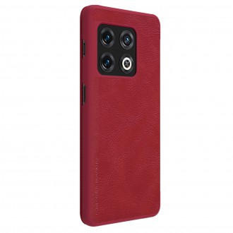 Nillkin Qin Book Pouzdro pro OnePlus 10 Pro Red