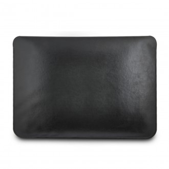 Karl Lagerfeld Kožené Sleeve Pouzdro pro MacBook Air/Pro + K&C Head Saffiano PU Pouch S/M Black