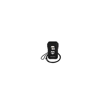 Karl Lagerfeld Kožené Choupette Sleeve Pouzdro pro MacBook Air/Pro + K&C Head Saffiano PU Pouch S/M Black