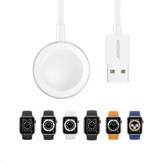 Joyroom S-IW001S Ben Series Apple Watch Magnetická Nabíječka 1, 2m White (Pošk. Balení)