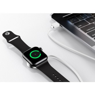 Joyroom S-IW001S Ben Series Apple Watch Magnetická Nabíječka 1, 2m White (Pošk. Balení)
