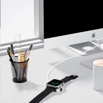 Joyroom S-IW001S Ben Series Apple Watch Magnetická Nabíječka 1, 2m White (Pošk. Balení)