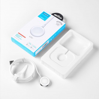 Joyroom S-IW001S Ben Series Apple Watch Magnetická Nabíječka 1, 2m White (Pošk. Balení)