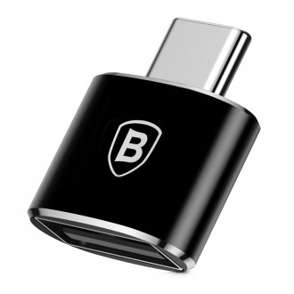 Baseus adaptér z USB na USB typu C OTG černý (CATOTG-01)