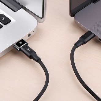 Baseus adaptér z USB Type-C na USB černý (CAAOTG-01)