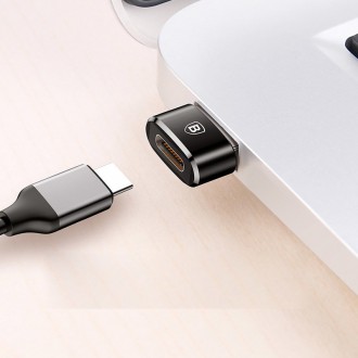 Baseus adaptér z USB Type-C na USB černý (CAAOTG-01)