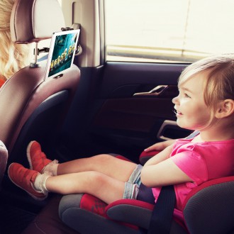Baseus Backseat Car Mount držák tabletu smartphonu 4,7 - 12,9&quot; pro opěrku hlavy černý (SUHZ-01)