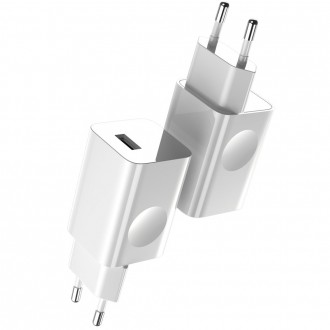 Baseus Charging Quick Charger EU napájecí adaptér USB Quick Charge 3.0 QC 3.0 bílý (CCALL-BX02)