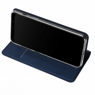 Dux Ducis Skin Pro pouzdrový kryt s flipem iPhone SE 2022 / SE 2020 / iPhone 8 / iPhone 7 modrý