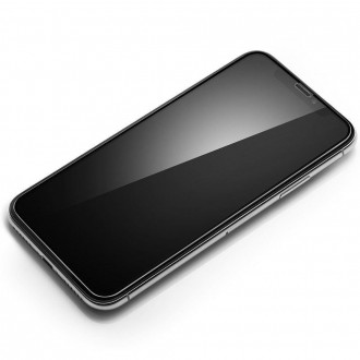 Tvrzené sklo Spigen GLASS FC IPHONE 11 PRO ČERNÉ