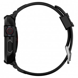 Spigen ARMOR &quot;PRO&quot; Apple Watch 4 / 5 / 6 / 7 / 8 / SE (44 / 45MM) ČERNÉ