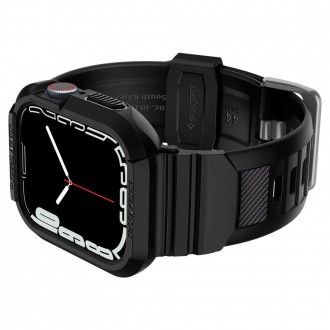 Spigen ARMOR &quot;PRO&quot; Apple Watch 4 / 5 / 6 / 7 / 8 / SE (44 / 45MM) ČERNÉ