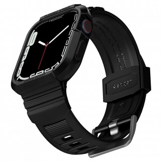 Spigen ARMOR &quot;PRO&quot; Apple Watch 4 / 5 / 6 / 7 / 8 / SE (44 / 45MM) ČERNÉ