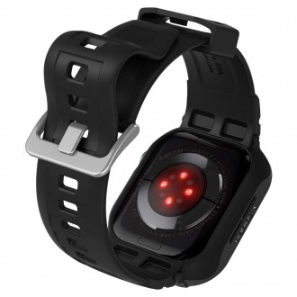Spigen ARMOR &quot;PRO&quot; Apple Watch 4 / 5 / 6 / 7 / 8 / SE (44 / 45MM) ČERNÉ