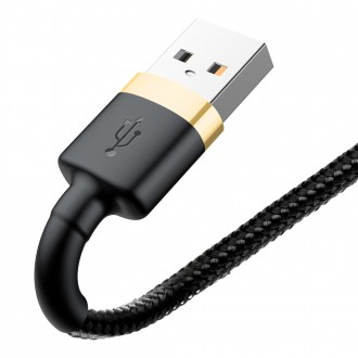 Baseus Cafule Cable odolný nylonový kabel USB / Lightning QC3.0 1,5A 2M modrý (CALKLF-CV3)