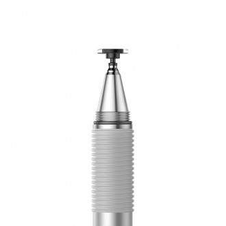 Baseus Golden Cudgel oboustranný kapacitní disk stylus + gelové pero stříbrné (ACPCL-0S)