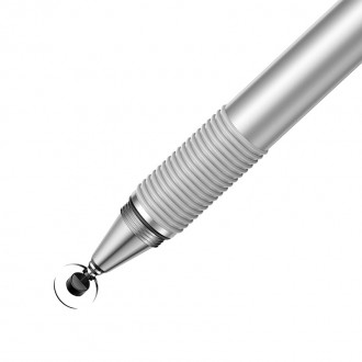 Baseus Golden Cudgel oboustranný kapacitní disk stylus + gelové pero stříbrné (ACPCL-0S)