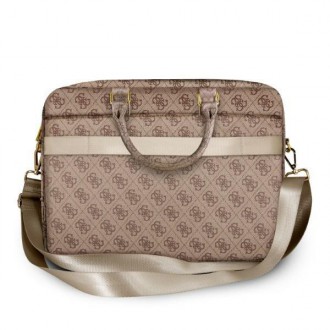 Taška Guess GUCB154GB 16" hnědá/hnědá 4G Uptown