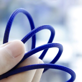 Textilní pletený kabel Baseus Yiven USB / Lightning 1,8M černý (CALYW-A01)