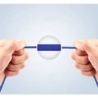 Textilní pletený kabel Baseus Yiven USB / Lightning 1,8M černý (CALYW-A01)