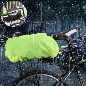 Wozinsky univerzální pláštěnka s gumou na batoh na cyklistickou tašku zelená (WBB5YW)