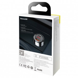 Baseus Magic Series PPS - nabíječka do auta Quick Charge 4.0+ / QC3.0 45W 6A černá (CCMLC20C-01)