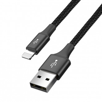 Baseus kabel USB 4v1 Lightning / 2x USB Type C / micro USB kabel v nylonovém opletu 3,5A 1,2m černý (CA1T4-B01)