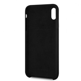 Pevné pouzdro Ferrari FEOSIHCI65BK iPhone Xs Max černo/černý silikon Off track
