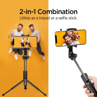 Spigen S540W BEZDRÁTOVÝ STATIV SELFIE HŮL ČERNÝ
