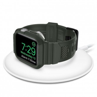 Spigen ARMOR &quot;PRO&quot; Apple Watch 4 / 5 / 6 / 7 / 8 / SE (44 / 45 MM) VOJENSKÁ ZELENÁ