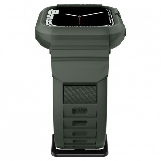 Spigen ARMOR &quot;PRO&quot; Apple Watch 4 / 5 / 6 / 7 / 8 / SE (44 / 45 MM) VOJENSKÁ ZELENÁ