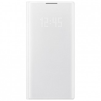 Pouzdro Samsung LED View Cover s LED displejem pro Samsung Galaxy Note 10 bílé (EF-NN970PWEGWW)