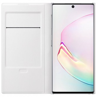 Pouzdro Samsung LED View Cover s LED displejem pro Samsung Galaxy Note 10 bílé (EF-NN970PWEGWW)