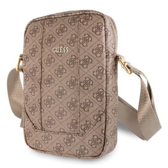 Taška Guess GUTB104GB 10&quot; hnědá / hnědá 4G UPTOWN